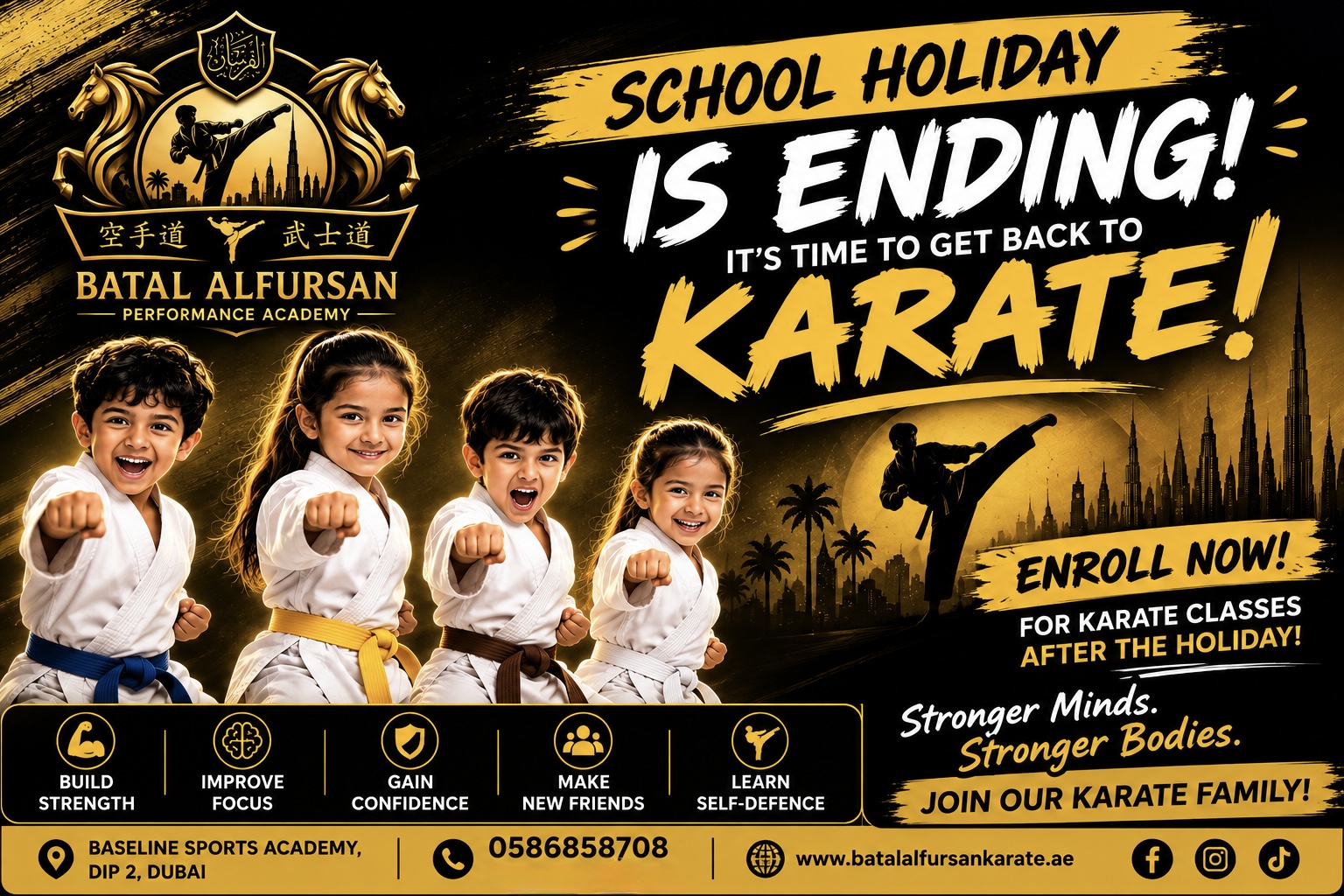 Back to School 20206: Why Karate is the perfect After - School Activity For the Kids in Dubai